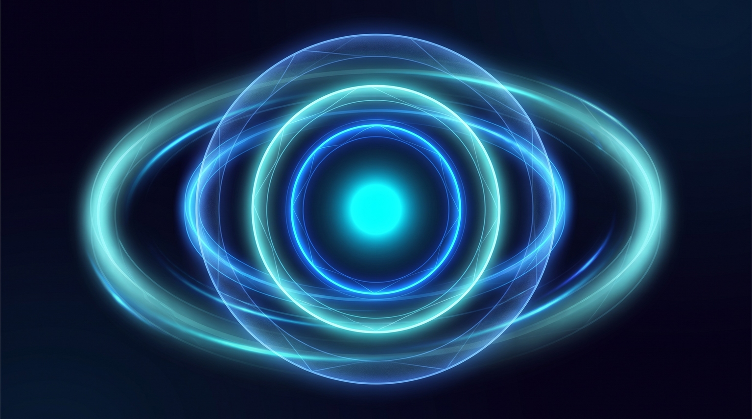 Four concentric defensive rings — first-party data, attribution diversification, funnel shift, owned audiences — stacked around a central core in varying cyan intensity